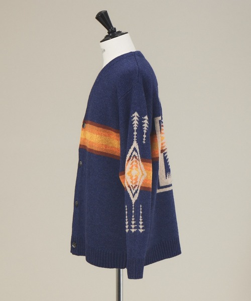 PENDLETON（ペンドルトン）の「【PENDLETON /ペンドルトン】　V ネック　カーディガン（カーディガン/ボレロ・メンズ・ブラック/アイボリー/ネイビー・M/L）」の6枚目の写真