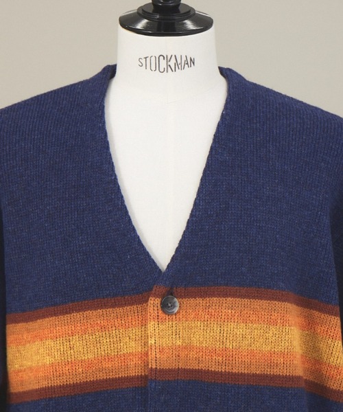 PENDLETON（ペンドルトン）の「【PENDLETON /ペンドルトン】　V ネック　カーディガン（カーディガン/ボレロ・メンズ・ブラック/アイボリー/ネイビー・M/L）」の5枚目の写真