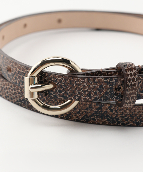 JOINT WORKS（ジョイントワークス）の「【Casselini / キャセリーニ 】 スモールリング スキニーベルト（ベルト・レディース・ブラック・FREE）」の4枚目の写真