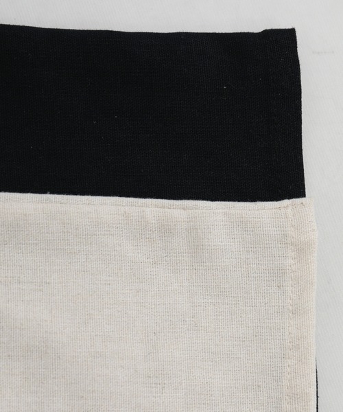 anown（アノン）の「コットンリネンワイドパンツ（その他パンツ・レディース・ブラック/ナチュラル・M）」の15枚目の写真