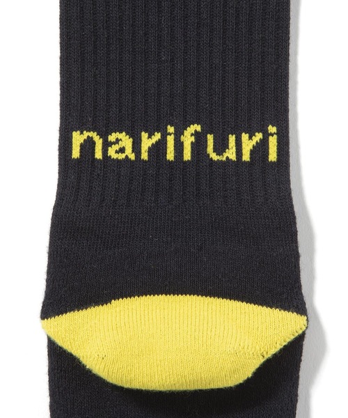 narifuri（ナリフリ）の「サイクルソックス（ソックス/靴下・メンズ・ホワイト/ブラック/ネイビー/ピンク/イエロー・25-27CM）」の11枚目の写真