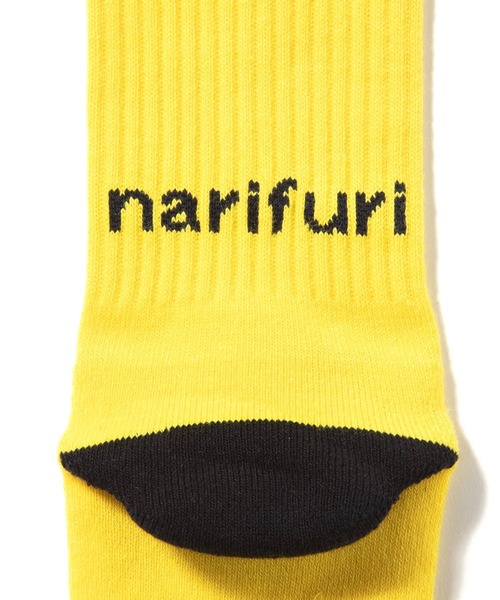narifuri（ナリフリ）の「サイクルソックス（ソックス/靴下・メンズ・ホワイト/ブラック/ネイビー/ピンク/イエロー・25-27CM）」の15枚目の写真
