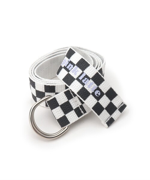 PINK-latte（ピンクラテ）の「ワンポイントロゴ Dカンベルト（ベルト・キッズ・ブラック系/サックスブルー/ブラック・00）」の4枚目の写真