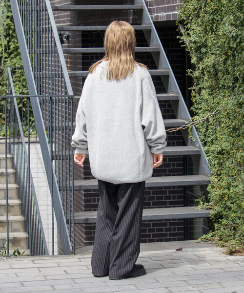 GLOSTER（グロスター）の「【GLOSTER/グロスター】片畦スキッパーポロシャツ ニットポロ ハイゲージ（ニット/セーター・メンズ・ブラック/オリーブ/アイボリー・S/M/L）」の4枚目の写真