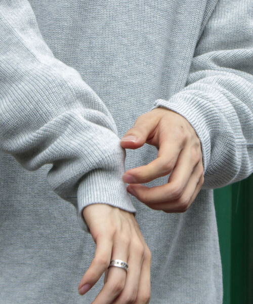 GLOSTER（グロスター）の「【GLOSTER/グロスター】片畦スキッパーポロシャツ ニットポロ ハイゲージ（ニット/セーター・メンズ・ブラック/オリーブ/アイボリー・S/M/L）」の16枚目の写真