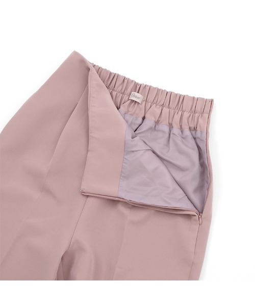 flower(フラワー)の「タックハイウエストテーパードパンツ(その他パンツ・レディース・ピンク/ブラウン・FREE)」の8枚目の写真