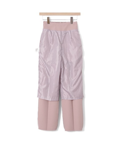 flower(フラワー)の「タックハイウエストテーパードパンツ(その他パンツ・レディース・ピンク/ブラウン・FREE)」の5枚目の写真