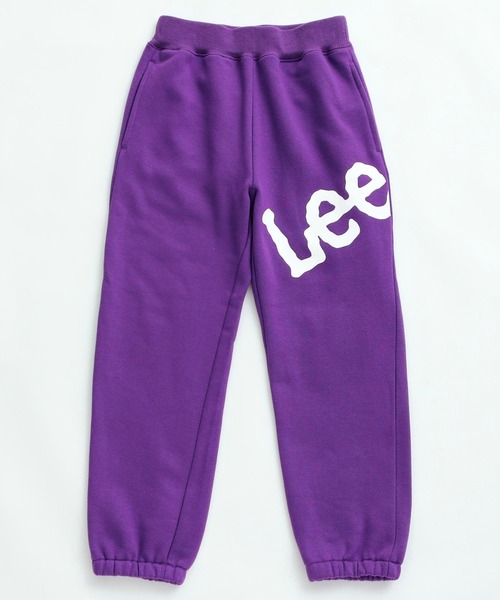 Lee（リー）の「【110-150cm】【セットアップ商品】キッズ ビッグロゴスウェットパンツ（スウェットパンツ・キッズ・オレンジ/ブルー/グレー/ブラック/レッド/ピンク/イエロー/グリーン/パープル・140/130/110/150/120）」の6枚目の写真