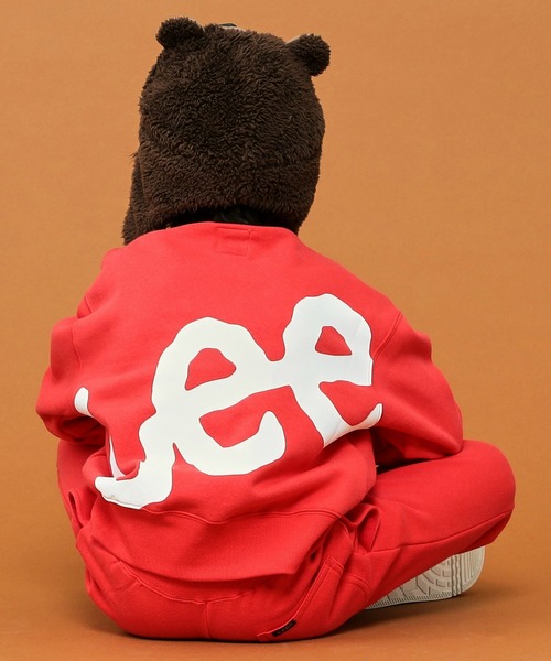 Lee（リー）の「【110-150cm】【セットアップ商品】キッズ ビッグロゴスウェットパンツ（スウェットパンツ・キッズ・オレンジ/ブルー/グレー/ブラック/レッド/ピンク/イエロー/グリーン/パープル・140/130/110/150/120）」の13枚目の写真