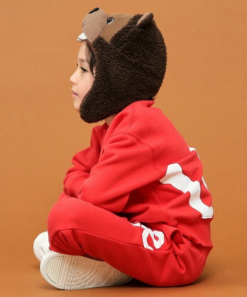 Lee（リー）の「【110-150cm】【セットアップ商品】キッズ ビッグロゴスウェットパンツ（スウェットパンツ・キッズ・オレンジ/ブルー/グレー/ブラック/レッド/ピンク/イエロー/グリーン/パープル・140/130/110/150/120）」の14枚目の写真