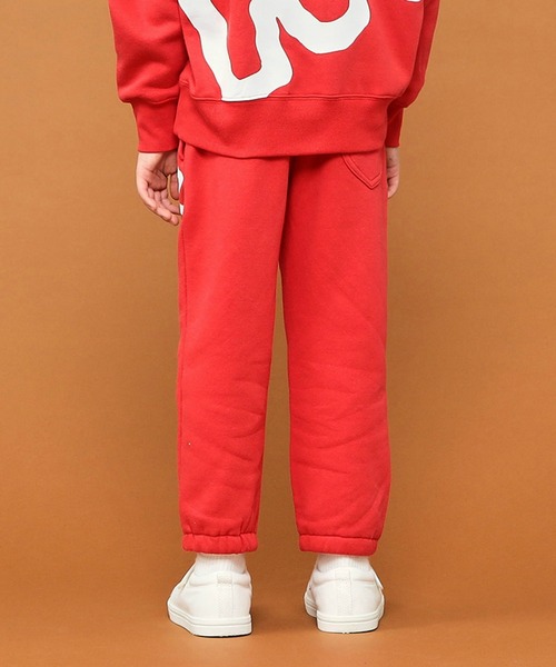 Lee（リー）の「【110-150cm】【セットアップ商品】キッズ ビッグロゴスウェットパンツ（スウェットパンツ・キッズ・オレンジ/ブルー/グレー/ブラック/レッド/ピンク/イエロー/グリーン/パープル・140/130/110/150/120）」の17枚目の写真