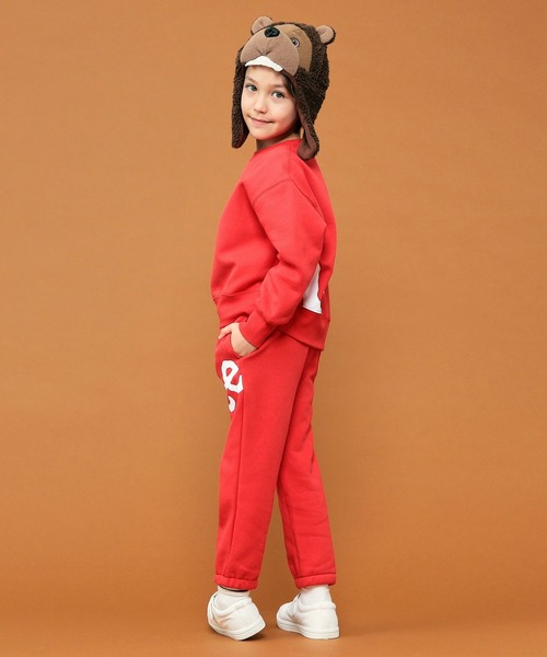 Lee（リー）の「【110-150cm】【セットアップ商品】キッズ ビッグロゴスウェットパンツ（スウェットパンツ・キッズ・オレンジ/ブルー/グレー/ブラック/レッド/ピンク/イエロー/グリーン/パープル・140/130/110/150/120）」の18枚目の写真