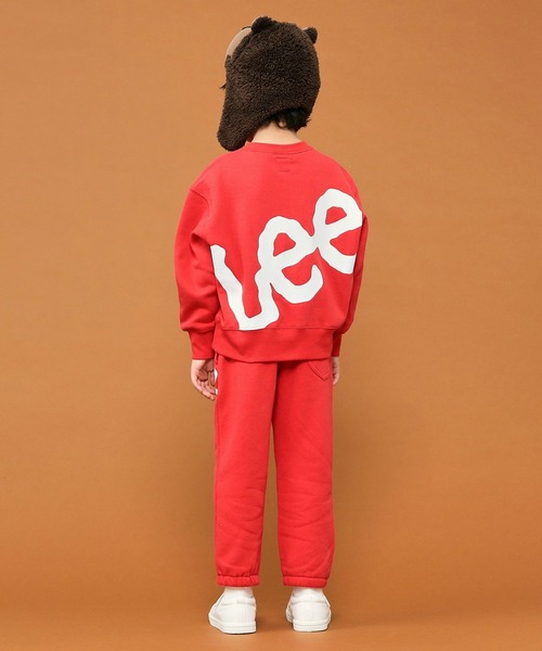 Lee（リー）の「【110-150cm】【セットアップ商品】キッズ ビッグロゴスウェットパンツ（スウェットパンツ・キッズ・オレンジ/ブルー/グレー/ブラック/レッド/ピンク/イエロー/グリーン/パープル・140/130/110/150/120）」の22枚目の写真