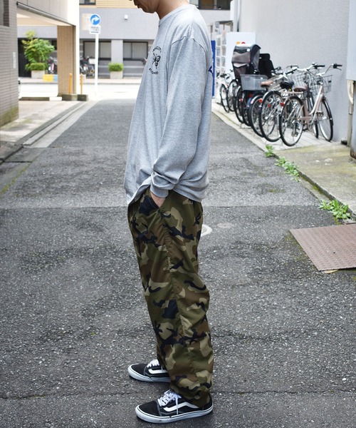 DOUBLE STEAL(ダブルスティール)の「Butterfly Round Logo L/S TEE 長袖Tシャツ(Tシャツ/カットソー・メンズ・ホワイト/ブラック/トップグレー・MEDIUM/LARGE/X-LARGE/XX-LARGE)」の16枚目の写真