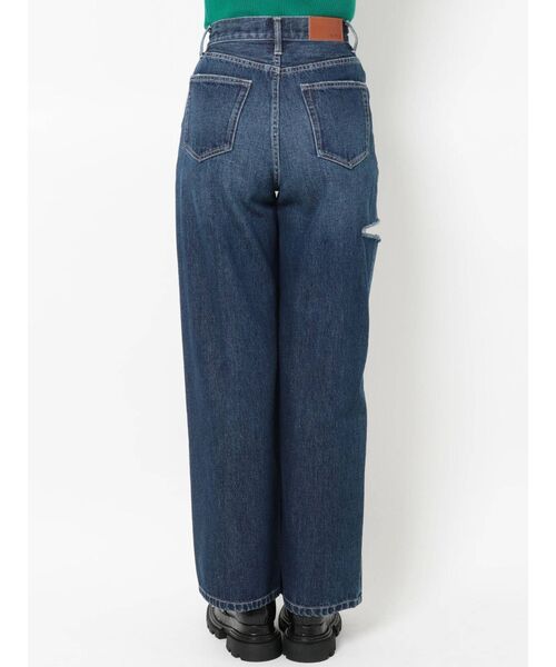 EVRIS（エヴリス）の「リメイクサイドスラッシュワイドデニムパンツ（デニムパンツ・レディース・ライトブルー/インディゴブルー・SMALL/MEDIUM）」の16枚目の写真