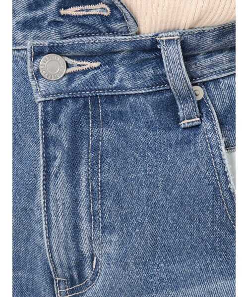 EVRIS（エヴリス）の「リメイクサイドスラッシュワイドデニムパンツ（デニムパンツ・レディース・ライトブルー/インディゴブルー・SMALL/MEDIUM）」の19枚目の写真