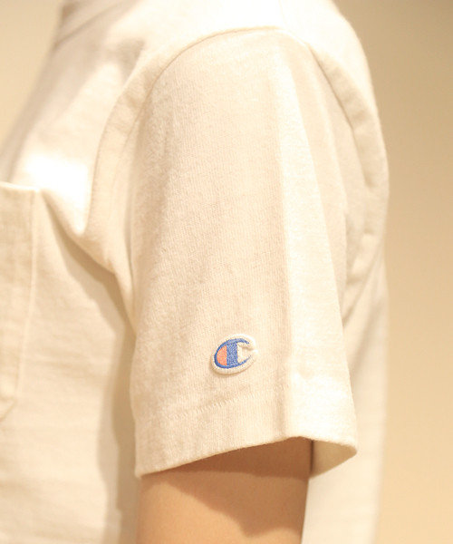 Champion（チャンピオン）の「3-STYLE VINTAGE TEE (Champion)（Tシャツ/カットソー・レディース・ネイビー/チャコールグレー/オフホワイト・LARGE/SMALL/MEDIUM）」の21枚目の写真