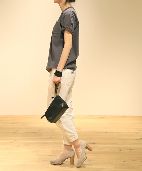 Champion（チャンピオン）の「3-STYLE VINTAGE TEE (Champion)（Tシャツ/カットソー・レディース・ネイビー/チャコールグレー/オフホワイト・LARGE/SMALL/MEDIUM）」の15枚目の写真