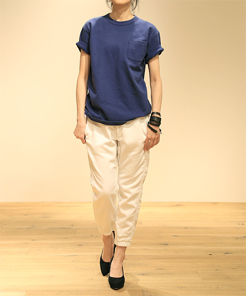 Champion（チャンピオン）の「3-STYLE VINTAGE TEE (Champion)（Tシャツ/カットソー・レディース・ネイビー/チャコールグレー/オフホワイト・LARGE/SMALL/MEDIUM）」の17枚目の写真