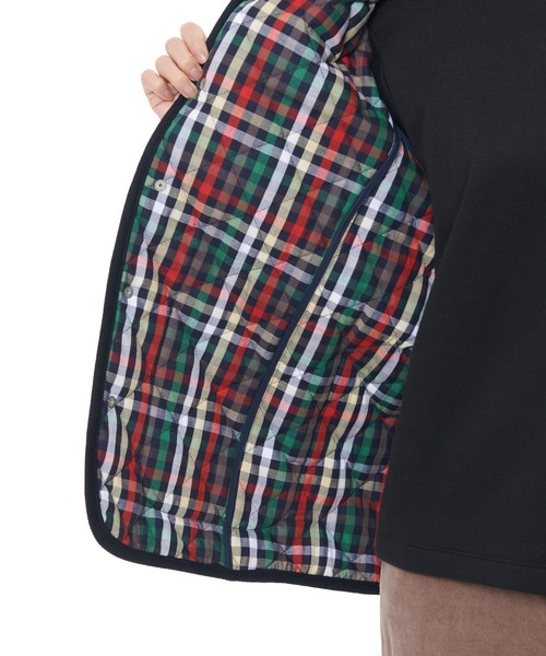 Arnold Palmer（アーノルドパーマー）の「シェア キルティング フード ミドルコート（モッズコート・レディース・ネイビー/アイボリー・LL/S/M/L/XS）」の7枚目の写真