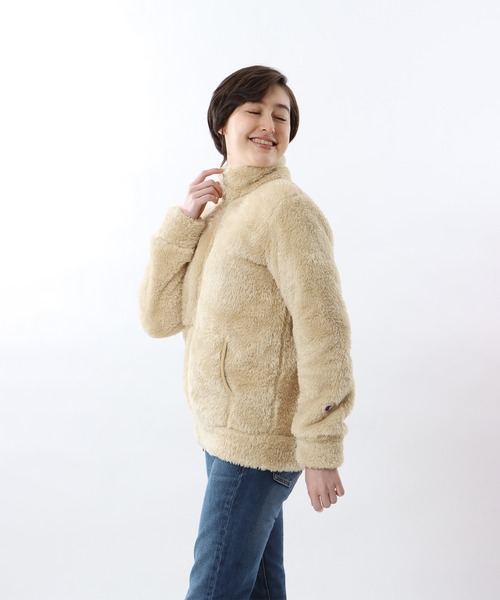 Champion（チャンピオン）の「【Champion/チャンピオン】レディース ジップジャケット（その他アウター・レディース・ブラウン/オフホワイト/モカ/ブラック/ベージュ・LARGE/MEDIUM）」の5枚目の写真