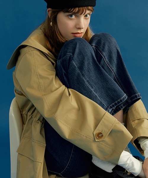 Fano Studios(ファノ ストゥディオズ)の「ワイドカラー ウインドブレーカー FQ22W033【Fano Studios】(ステンカラーコート・レディース・ベージュ・S/M/L)」の11枚目の写真