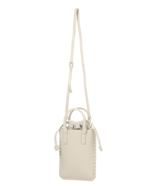 Andemiu（アンデミュウ）の「ステッチショルダーバッグ165951（ショルダーバッグ・レディース・ダークブラウン/オレンジ/アイボリー・FREE）」の21枚目の写真