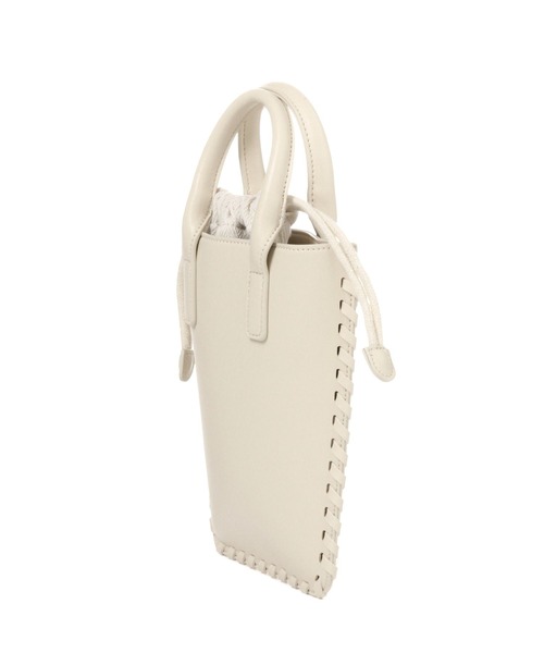 Andemiu（アンデミュウ）の「ステッチショルダーバッグ165951（ショルダーバッグ・レディース・ダークブラウン/オレンジ/アイボリー・FREE）」の16枚目の写真