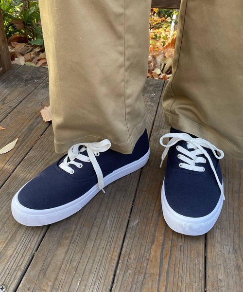 SETUP7（セットアップセブン）の「【SETUP7】紐付きスニーカー　メンズ JIP（スニーカー・メンズ・ブラック/ネイビー/ベージュ/ダークグレー/カーキ・L/M）」の5枚目の写真