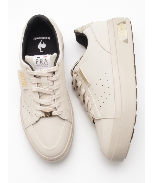 emmi（エミ）の「【le coq sportif】LA ｾ?ｳﾞﾙ PF（スニーカー・レディース・ベージュ・24.5cm/24cm/23.5cm/23cm）」の7枚目の写真