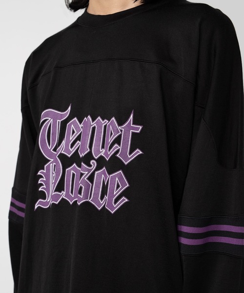 MYne(マイン)の「MYne マイン / Jersey Football Long Sleeve T-shirt ジャージーフットボールシャツ ロンT / G09LT033(Tシャツ/カットソー・メンズ・グリーン/ブラック・MEDIUM)」の2枚目の写真