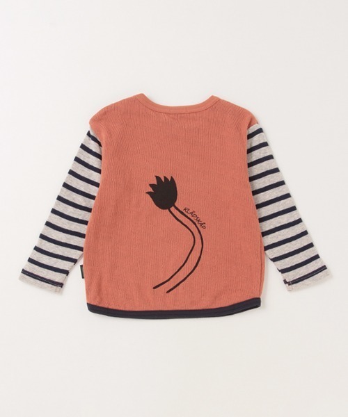 kladskap（クレードスコープ）の「ライオンポケット接結長袖Tシャツ（Tシャツ/カットソー・キッズ・レンガ/ブルー・100cm/110cm/90cm/80ｃｍ）」の5枚目の写真