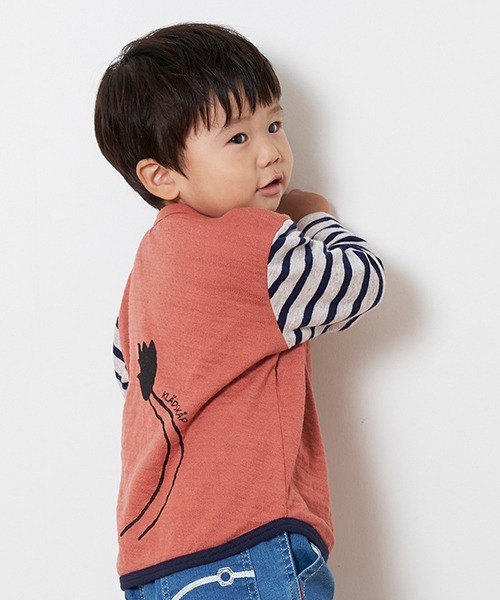 kladskap（クレードスコープ）の「ライオンポケット接結長袖Tシャツ（Tシャツ/カットソー・キッズ・レンガ/ブルー・100cm/110cm/90cm/80ｃｍ）」の14枚目の写真