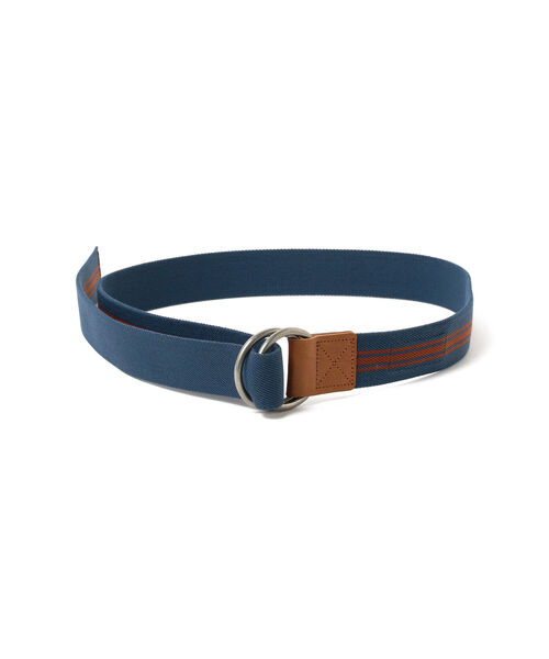 BEAMS BOY(ビームスボーイ)の「GEVAERT BANDWEVERIJ / Wリング ライン ベルト 22FW(ベルト・レディース・グレー/サックスブルー/ベージュ・ONE SIZE)」の1枚目の写真
