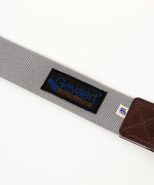 BEAMS BOY(ビームスボーイ)の「GEVAERT BANDWEVERIJ / Wリング ライン ベルト 22FW(ベルト・レディース・グレー/サックスブルー/ベージュ・ONE SIZE)」の7枚目の写真