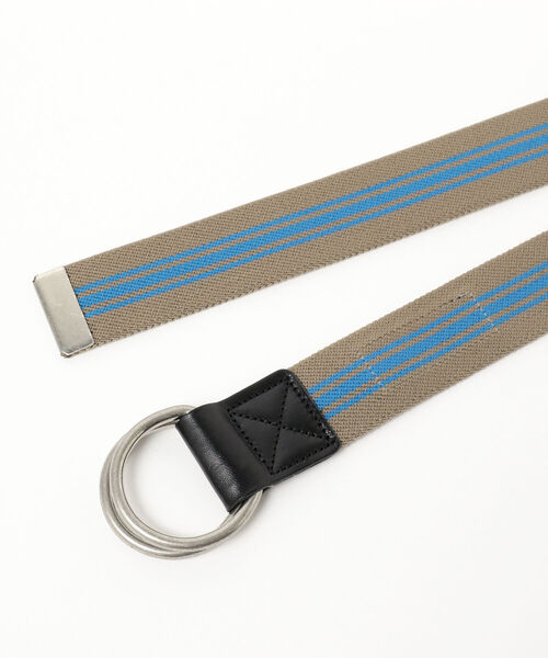 BEAMS BOY(ビームスボーイ)の「GEVAERT BANDWEVERIJ / Wリング ライン ベルト 22FW(ベルト・レディース・グレー/サックスブルー/ベージュ・ONE SIZE)」の13枚目の写真