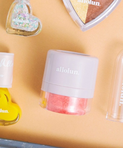 allolun.(オールオルン)の「オールオルン ぽんぽんチーク(チーク・キッズ・ピンク/オレンジ/レッド/ベビーピンク/ローズ・FREE)」の3枚目の写真