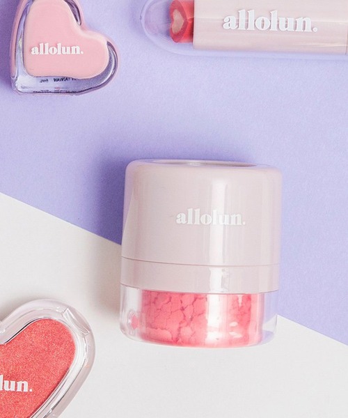 allolun.(オールオルン)の「オールオルン ぽんぽんチーク(チーク・キッズ・ピンク/オレンジ/レッド/ベビーピンク/ローズ・FREE)」の4枚目の写真