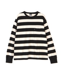 schott | Schott/ショット/WIDE BORDER POCKET T-SHIRT/ワイドボーダー ポケットTシャツ(Tシャツ/カットソー)