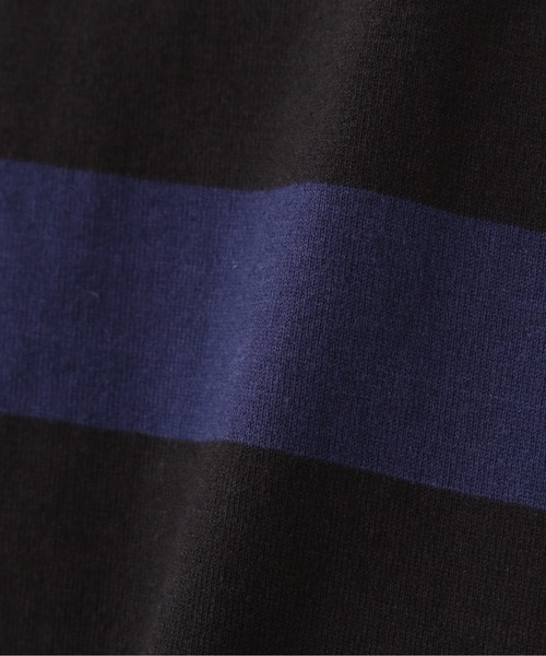 schott（ショット）の「Schott/ショット/WIDE BORDER POCKET T-SHIRT/ワイドボーダー ポケットTシャツ（Tシャツ/カットソー・メンズ・ネイビー/その他4/ブラック/その他/ワイン・2XL/XL/M/L）」の16枚目の写真