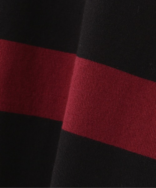 schott（ショット）の「Schott/ショット/WIDE BORDER POCKET T-SHIRT/ワイドボーダー ポケットTシャツ（Tシャツ/カットソー・メンズ・ネイビー/その他4/ブラック/その他/ワイン・2XL/XL/M/L）」の15枚目の写真