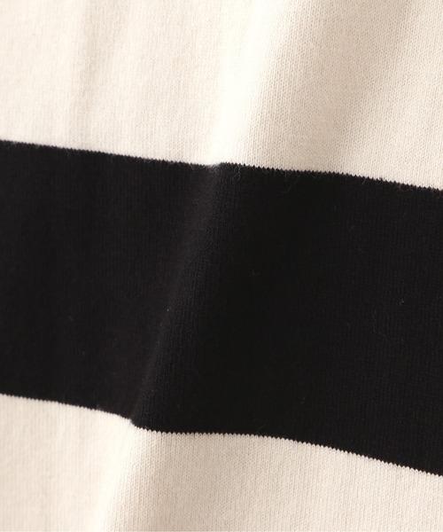 schott（ショット）の「Schott/ショット/WIDE BORDER POCKET T-SHIRT/ワイドボーダー ポケットTシャツ（Tシャツ/カットソー・メンズ・ネイビー/その他4/ブラック/その他/ワイン・2XL/XL/M/L）」の12枚目の写真