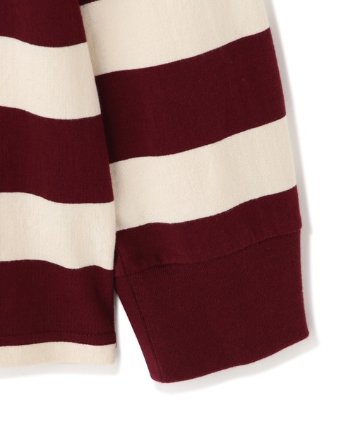 schott（ショット）の「Schott/ショット/WIDE BORDER POCKET T-SHIRT/ワイドボーダー ポケットTシャツ（Tシャツ/カットソー・メンズ・ネイビー/その他4/ブラック/その他/ワイン・2XL/XL/M/L）」の20枚目の写真