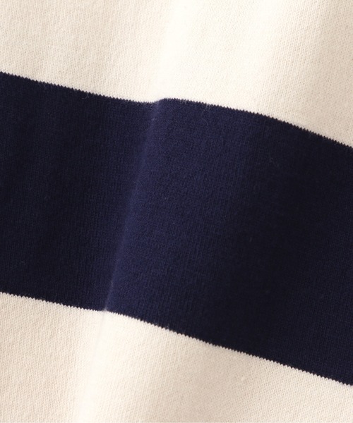 schott（ショット）の「Schott/ショット/WIDE BORDER POCKET T-SHIRT/ワイドボーダー ポケットTシャツ（Tシャツ/カットソー・メンズ・ネイビー/その他4/ブラック/その他/ワイン・2XL/XL/M/L）」の13枚目の写真