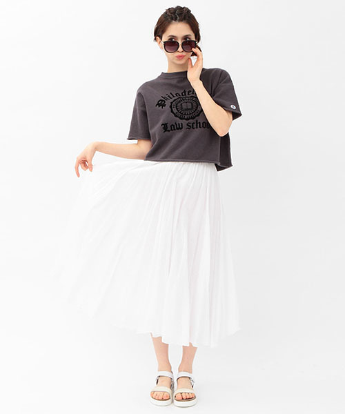 Champion(チャンピオン)の「Another Edition×Championプリントショートスリーブ/BC AE×Champion PRT SSL◆(Tシャツ/カットソー・レディース・ブラック/グレー/イエロー・フリー)」の7枚目の写真