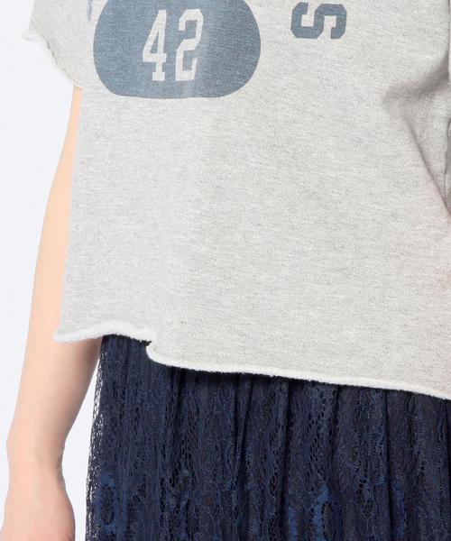 Champion(チャンピオン)の「Another Edition×Championプリントショートスリーブ/BC AE×Champion PRT SSL◆(Tシャツ/カットソー・レディース・ブラック/グレー/イエロー・フリー)」の11枚目の写真