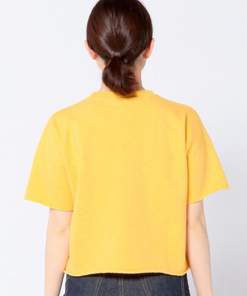 Champion(チャンピオン)の「Another Edition×Championプリントショートスリーブ/BC AE×Champion PRT SSL◆(Tシャツ/カットソー・レディース・ブラック/グレー/イエロー・フリー)」の14枚目の写真