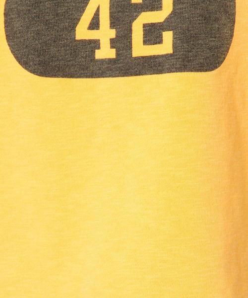 Champion(チャンピオン)の「Another Edition×Championプリントショートスリーブ/BC AE×Champion PRT SSL◆(Tシャツ/カットソー・レディース・ブラック/グレー/イエロー・フリー)」の19枚目の写真