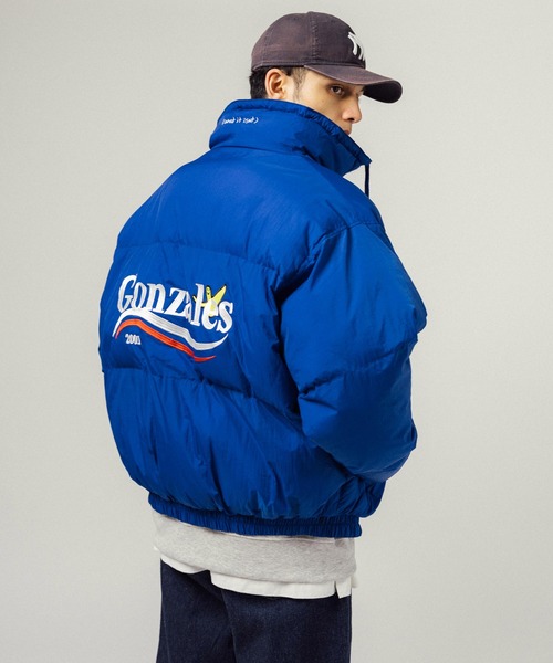 マークゴンザレス ダウンジャケット M ブラック 美品 Mark Gonzales（マークゴンザレス） ブルゾン「lulu＆arnieコラボ