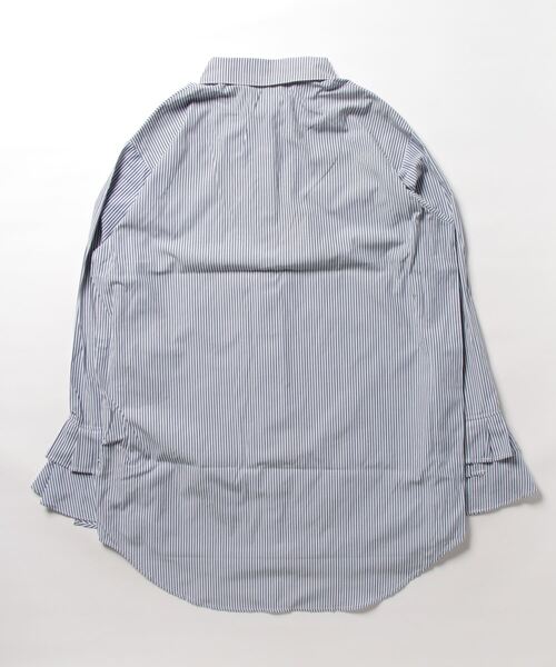 DONOBAN(ドノバン)の「ラッフルタックスリーブブラウス(シャツ/ブラウス・レディース・ブルー系その他/ホワイト/サックスブルー・F)」の21枚目の写真